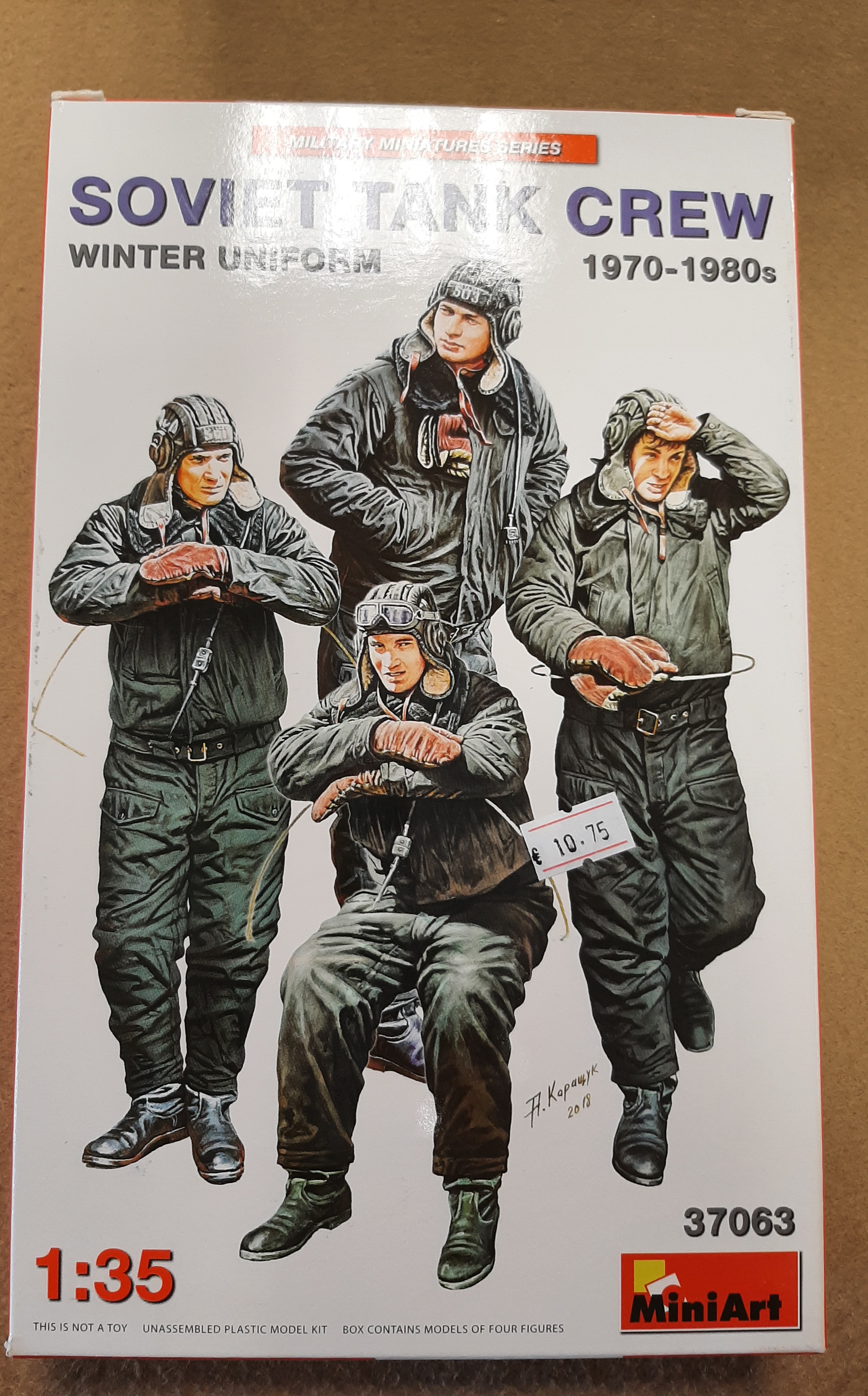       1:35 Soviet Tank Crew 1970-1980s. Winter Uniform