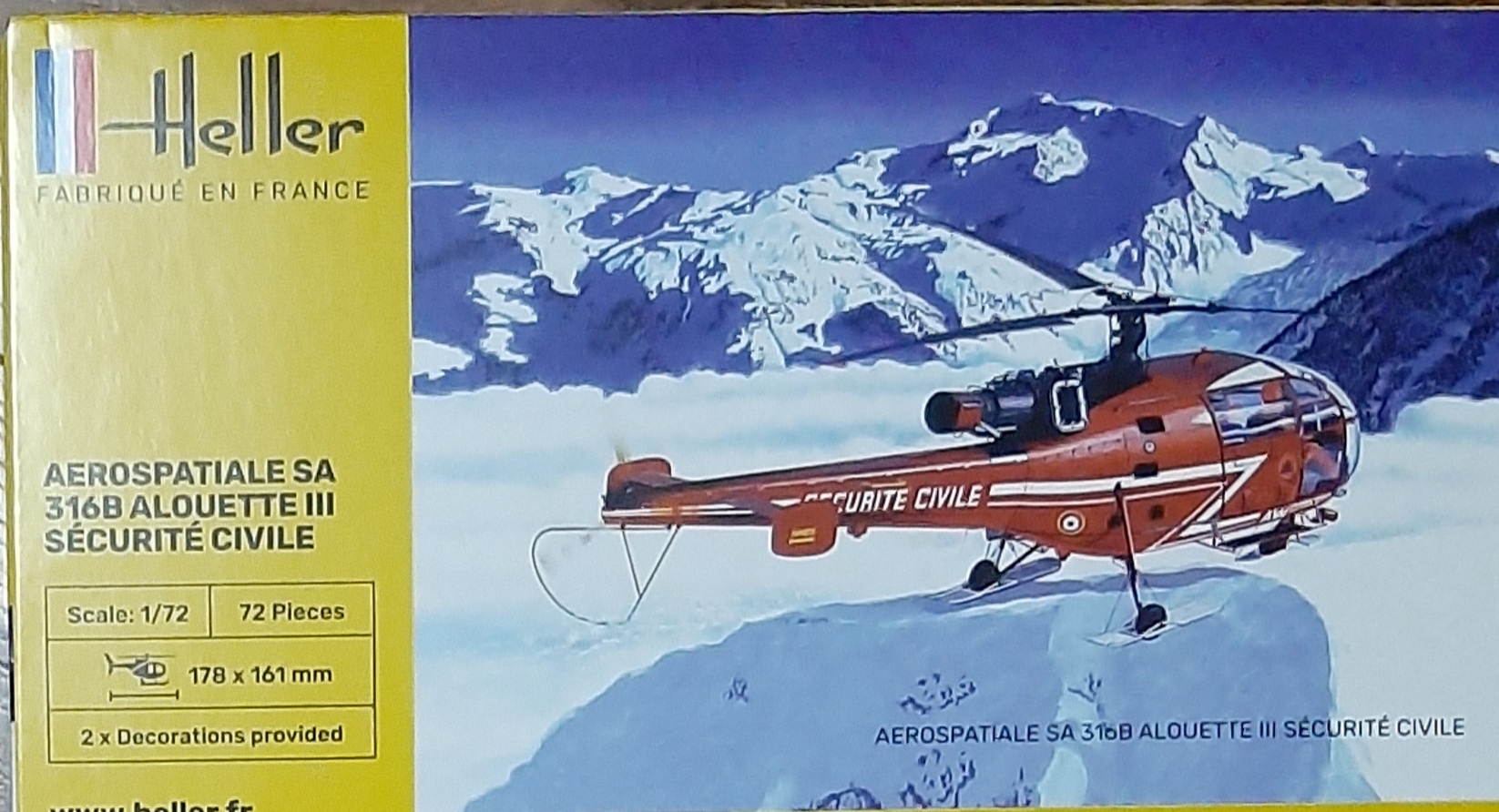 316B Alouette  III Securite Civile