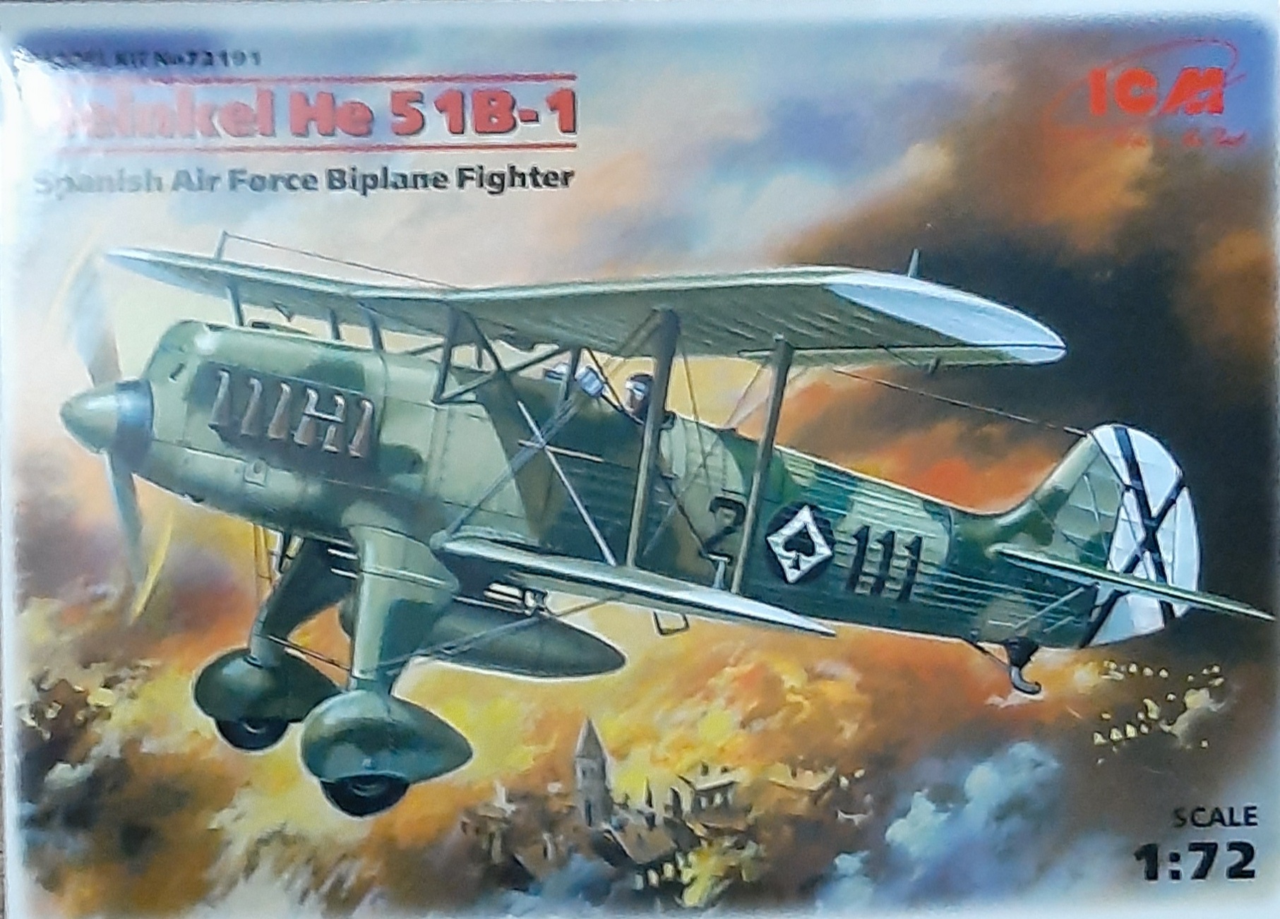 1/72 Heinkel He 51B-1