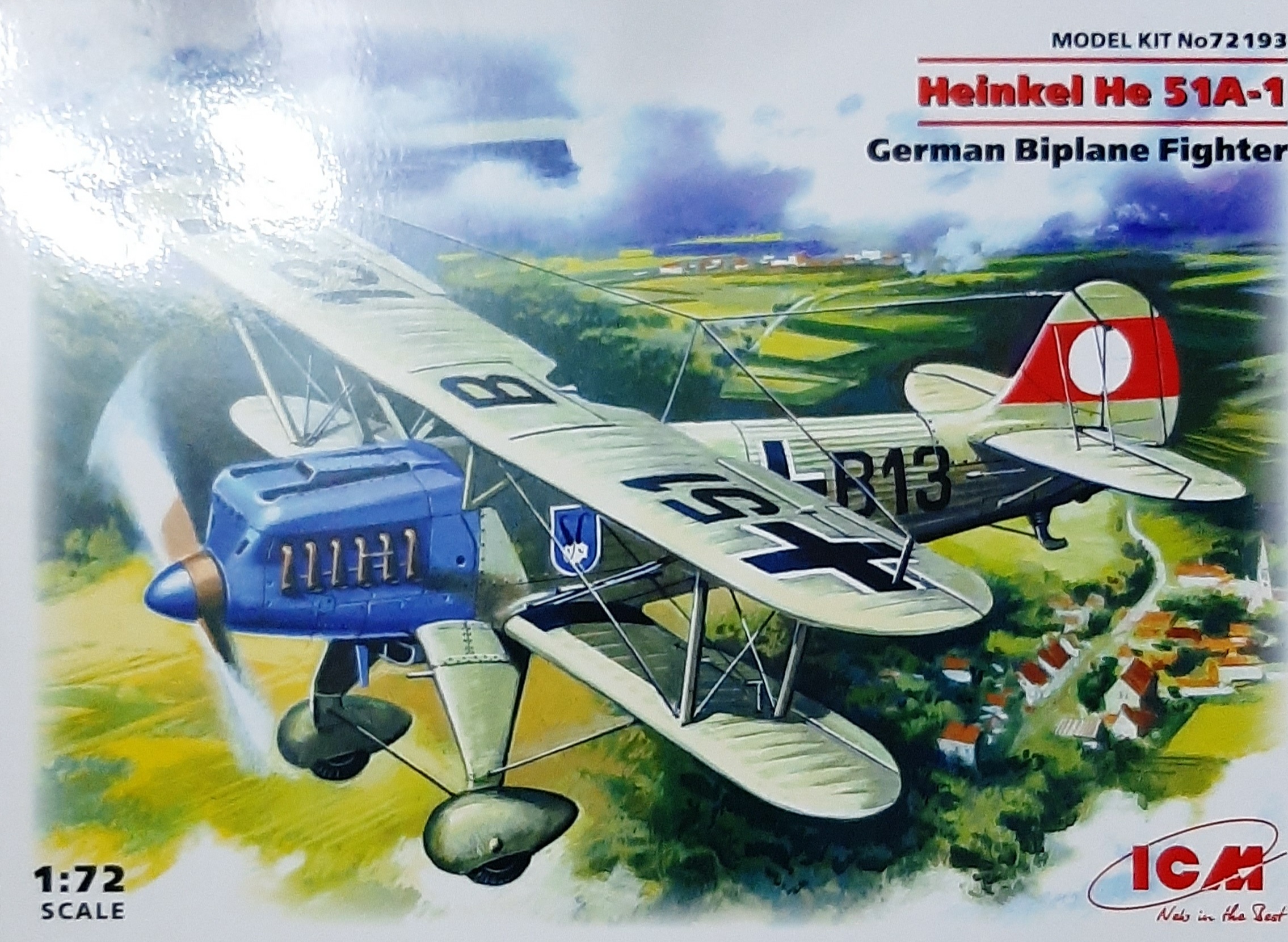 1/72 Heinkel He 51A-1