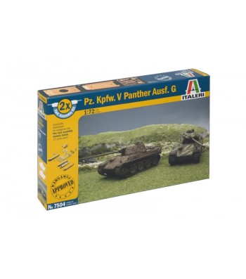1:72 Pz.Kpfw.V PANTHER, set of 2 models - fast assembly