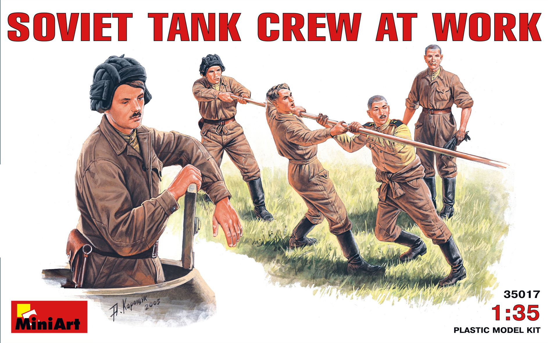 1/35 SOVIET TANK CREW AT WORK